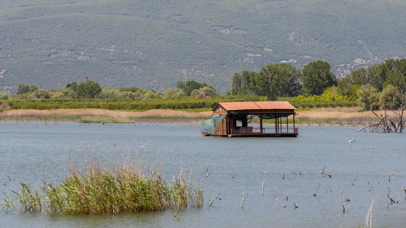Λίμνη Βεγορίτιδα κοντά στον Παλιό Άγιο Αθανάσιο.